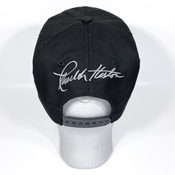 Vintage NRA Silver Bullet Brigade Snapback Hat Cap Black Made In USA - Picture 3 of 7